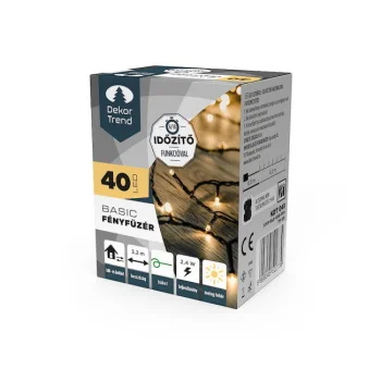 Dekortrend LED lampice 40 kom toplo bela KDT 041-4 Dekortrend LED lampice 40 kom toplo bela KDT 041-4